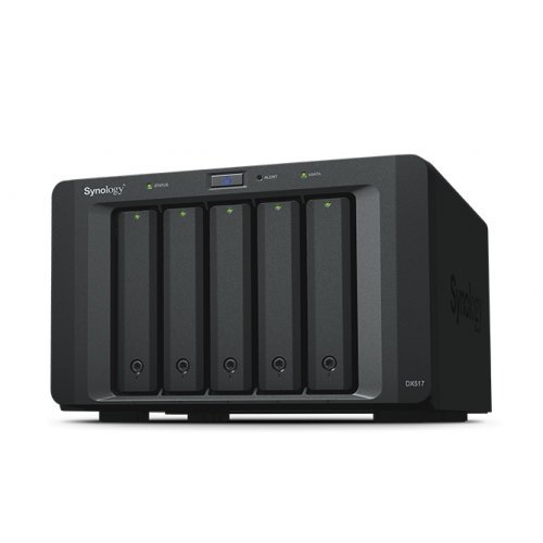 NAS устройство 5 bay DX517 Expansion unit for Increasing Capacity of the Synology DS1817+, DS1517+, DS918+, DS718+, DS1817, DS1517, NVR1218 - DX517 60 месеца (снимка 1)