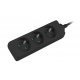 Разклонител Lanberg PS0-03E-0150-BK
