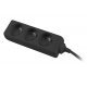 Разклонител Lanberg PS0-03E-0150-BK