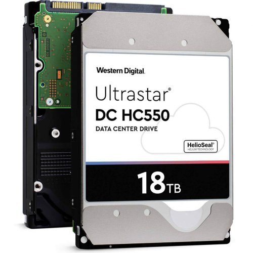 Твърд диск 18TB 512MB 7200RPM SATAIII ULTRA 512E SE NP3 DC HC550 HDD Server WD/HGST ULTRASTAR 3.5" (снимка 1)