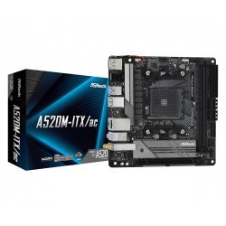 Дънна платка ASRock A520M-ITX/AC