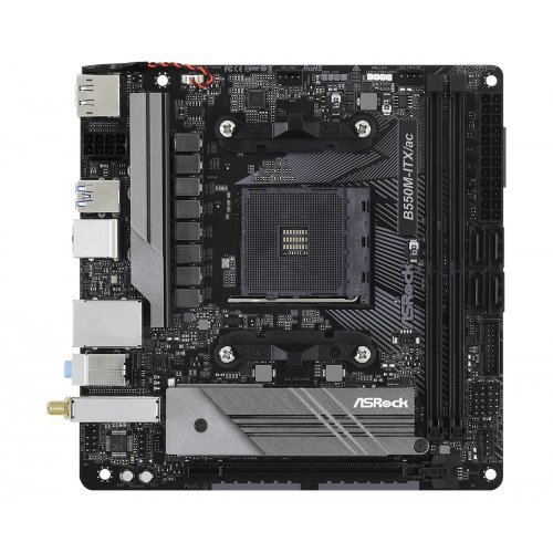 Дънна платка ASRock B550M-ITX/ac (снимка 2)
