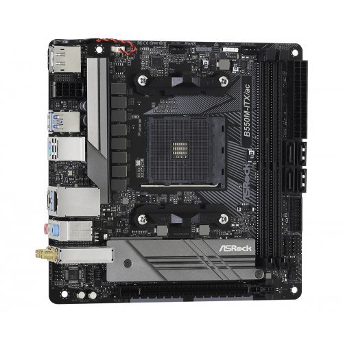Дънна платка ASRock B550M-ITX/ac (снимка 4)