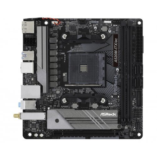 Дънна платка ASRock A520M-ITX/AC (снимка 2)