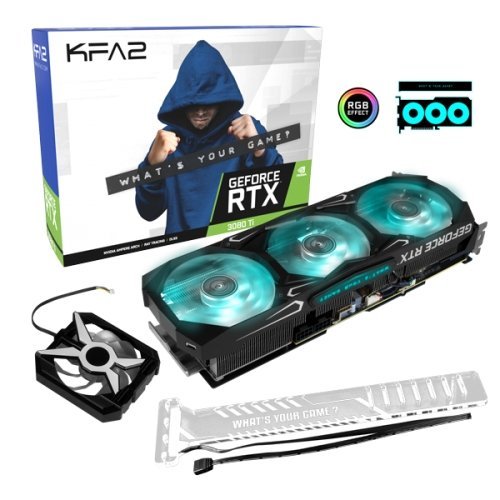 Видео карта KFA2 Galaxy GeForce RTX 3080 Ti SG (1-Click OC) 38IOM5MD99DK (снимка 1)