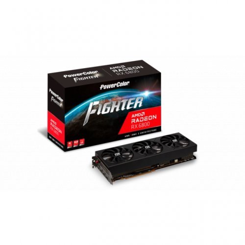 Видео карта PowerColor Fighter Radeon RX 6800 PC-VC-FIGHTER-6800-16GB (снимка 1)
