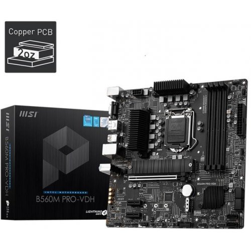 Дънна платка MSI B560M PRO-VDH B560M_PRO-VDH (снимка 1)