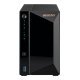 NAS устройство Asustor AS3302T, 2 bay NAS, Realtek RTD1296, Quad-Core, 1.4GHz, 2GB DDR4(not ex.), 2.5GbE x1, USB3.2 Gen1 x3, WOW (Wake on WAN), Ttoolless installation, with hot-swappable tray, hardware encryption, MyArchive, EZ connect, EZ Sync, WoL, System Sleep Mode (умалена снимка 1)