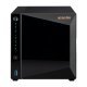 NAS устройство Asustor AS3304T, 4 bay NAS, Realtek RTD1296, Quad-Core, 1.4GHz, 2GB DDR4 (not ex.), 2.5GbE x1, USB3.2 Gen1 x3, WOW (Wake on WAN), Ttoolless installation, with hot-swappable tray, hardware encryption, MyArchive, EZ connect, EZ Sync, WoL, System Sleep Mode (умалена снимка 1)