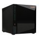 NAS устройство Asustor AS3304T, 4 bay NAS, Realtek RTD1296, Quad-Core, 1.4GHz, 2GB DDR4 (not ex.), 2.5GbE x1, USB3.2 Gen1 x3, WOW (Wake on WAN), Ttoolless installation, with hot-swappable tray, hardware encryption, MyArchive, EZ connect, EZ Sync, WoL, System Sleep Mode (умалена снимка 3)