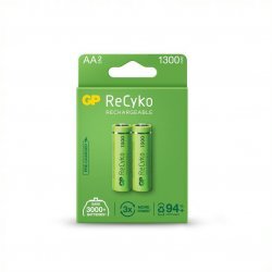 Батерия GP Batteries R6 AA 130AAHC-EB2 1300mAh NiMH 2x GP-BR-130AAHC-EB2