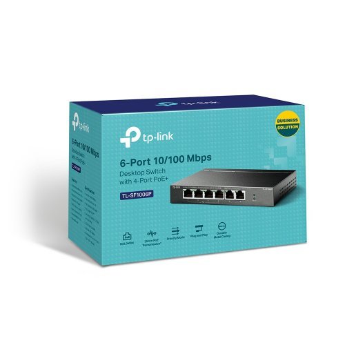 Суич TP-Link TL-SF1006P (снимка 2)
