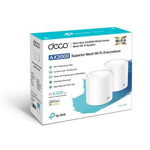 MESH система TP-Link Deco X60 Deco X60(2-pack) (снимка 3)