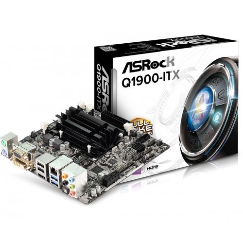 Дънна платка ASRock Q1900-ITX (снимка 1)