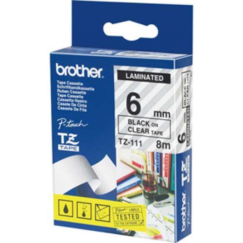 Консумативи за етикетни принтери > Brother TZ-111 TZE111 (снимка 1)