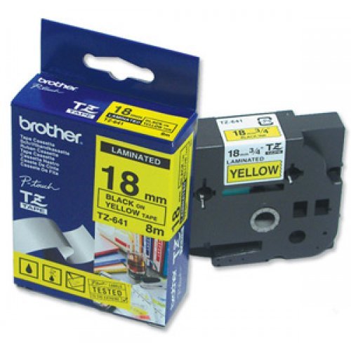 Консумативи за етикетни принтери > Brother TZ-641 TZE641 (снимка 1)