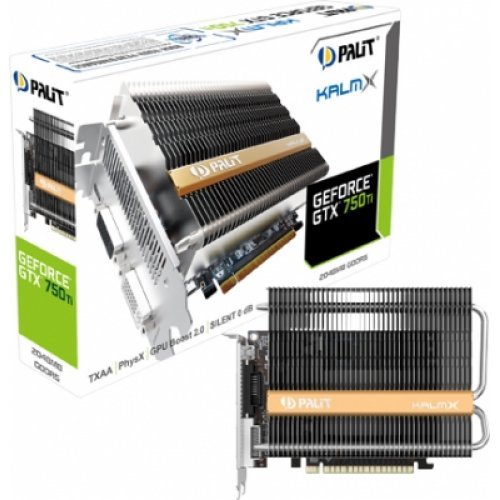 Видео карта Palit GTX 750 Ti KalmX 2GB GDDR5 NE5X75T0941H (снимка 1)
