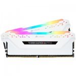 RAM памет Corsair VENGEANCE RGB PRO White Heatspreader CMW16GX4M2D3600C18W