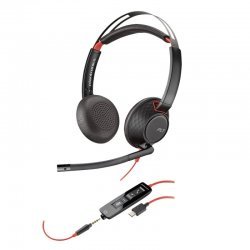 Колцентър слушалка Plantronics BLACKWIRE C5220 Stereo 207586-201