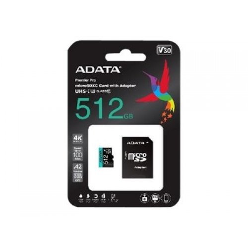 Флаш карта Adata AUSDX512GUI3V30SA2-RA1 (снимка 1)