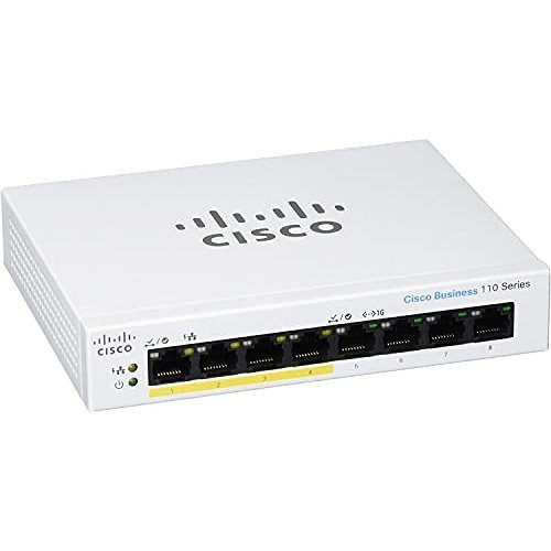 Суич Cisco Business 110 Series 110-8PP-D CBS110-8PP-D-EU (снимка 1)
