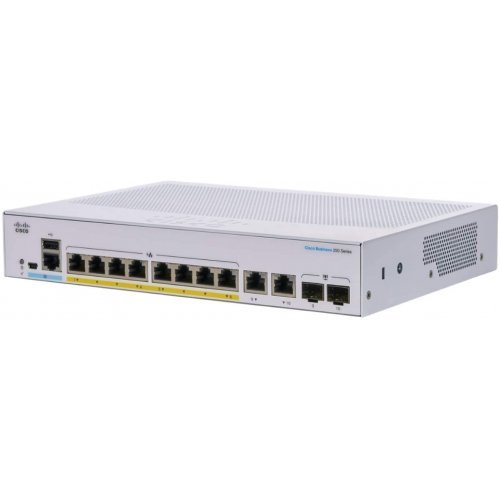 Суич Cisco Business Switching CBS220 Smart 8T-E-2G CBS220-8T-E-2G-EU (снимка 1)