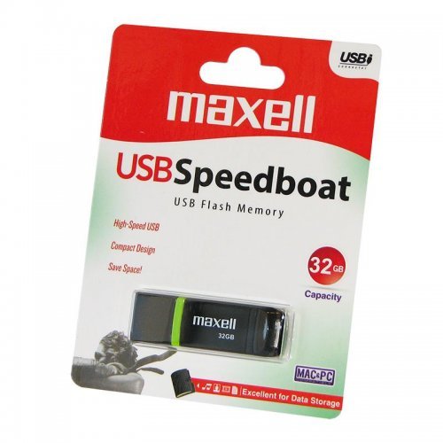 USB флаш памет Maxell Speedboat ML-USB-E300-32GB (снимка 1)