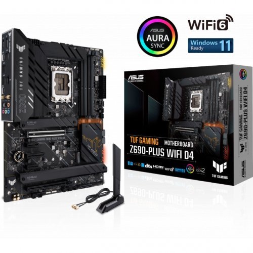 Дънна платка Asus TUF GAMING Z690-PLUS WIFI D4 90MB18V0-M0EAY0 (снимка 1)