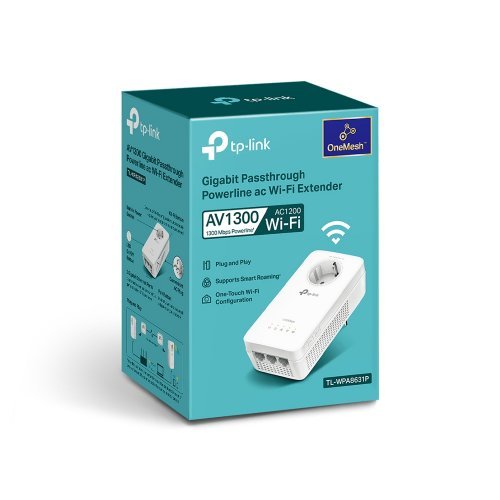 Powerline адаптер TP-Link TL-WPA8631P (снимка 3)