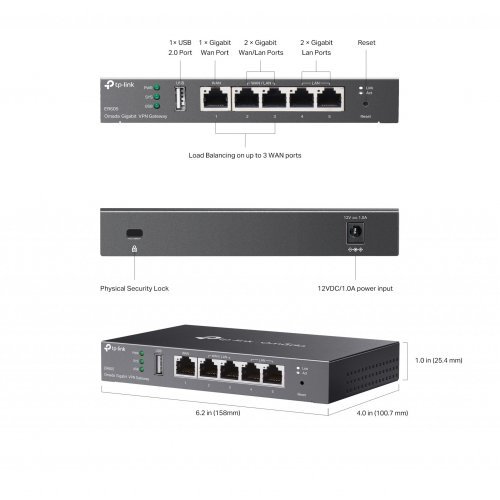 Рутер TP-Link ER605 (снимка 9)