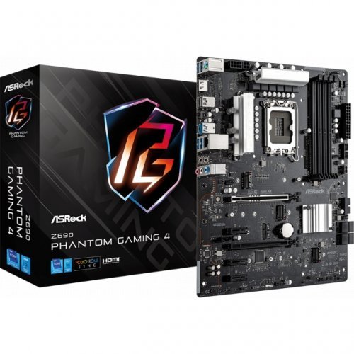 Дънна платка ASRock Z690 Phantom Gaming 4 90-MXBH70-A0UAYZ (снимка 1)
