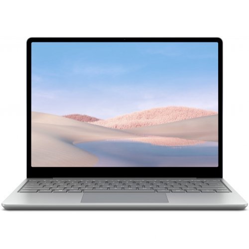 Лаптоп Microsoft Surface Laptop Go - Core i5 1035G1 / 1 GHz - Win 10 Home in S mode - UHD Graphics - 4 GB RAM - 64 GB eMMC - 12.4" touchscreen 1536 x 1024 - Wi-Fi 6 - platinum (снимка 1)