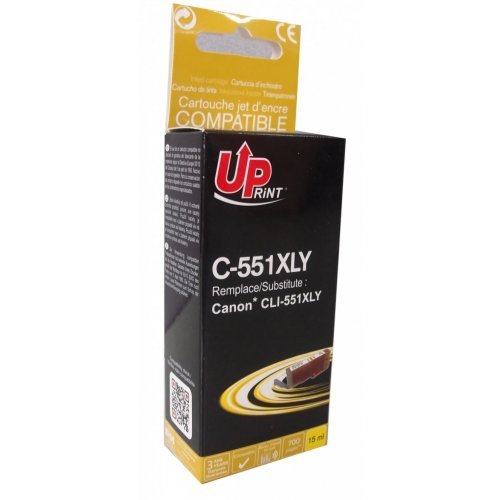 Консумативи за мастиленоструен печат > UPRINT LF-INK-CAN-CLI551Y-XL-UP (снимка 1)