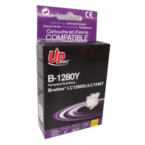 Консумативи за мастиленоструен печат > UPRINT LF-INK-BROT-LC1240Y-UP (снимка 1)