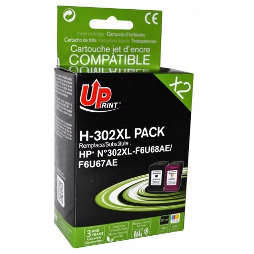 Консумативи за мастиленоструен печат > UPRINT LF-INK-HP302XL-Pack-UP (снимка 1)