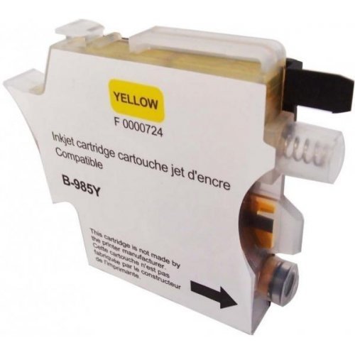 Консумативи за мастиленоструен печат > UPRINT LF-INK-BROT-LC985Y-UP (снимка 2)