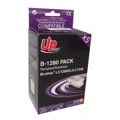 Консумативи за принтери > UPRINT LF-INK-BROT-LC1240-Pack (снимка 1)