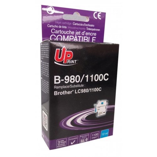 Консумативи за принтери > UPRINT LF-INK-BROT-LC980C-UP (снимка 1)