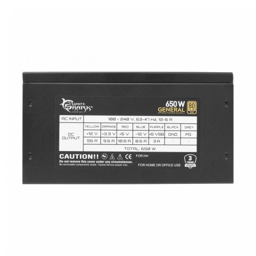 Захранващ блок White Shark GENERAL (снимка 6)