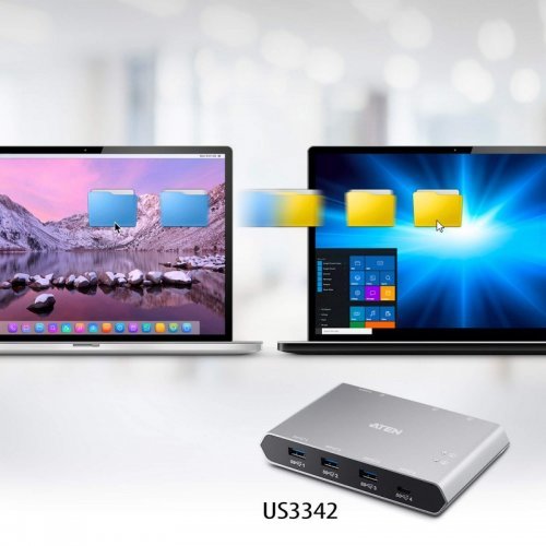 KVM суич ATEN US3342 (снимка 3)