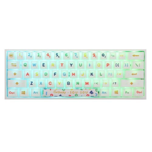 Клавиатура Ducky One 2 DUCKY-KEY-2061-CUSPHWWTS2 (снимка 1)