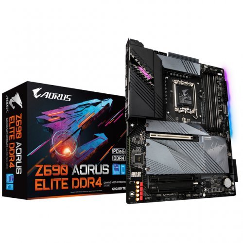 Дънна платка Gigabyte Z690 AORUS ELITE DDR4 Z690 AORUS ELITE DDR4 1.0 (снимка 1)