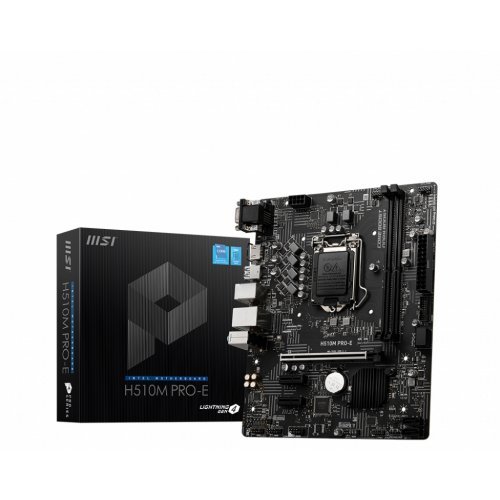 Дънна платка MSI H510M PRO-E 911-7D23-002 (снимка 1)