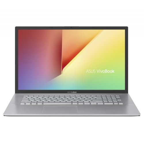 Лаптоп Asus VivoBook 17 X712EA-BX321, Intel Core i3-1115G4 3.0 GHz,(6M Cache, up to 4.1 GHz), 17.3`` HD+(1600x900), DDR4 8GB(ON BD.,1 slot free),512G PCIEG3 SSD, No OS, Silver (снимка 1)
