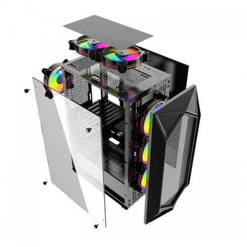 Компютърна кутия PowerCase 200-G01-M PC200-G01-M (снимка 2)