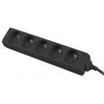 Разклонител Lanberg PS0-05E-0100-IEC-BK