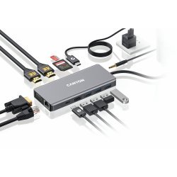 USB докинг станция Canyon 13 in 1 USB C hub CNS-TDS12