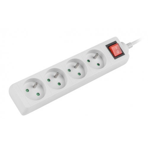 Разклонител Lanberg PS1-04E-0150-W (снимка 1)