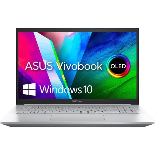 Лаптоп Asus Vivobook Pro OLED KM3500QA-OLED-L521W, AMD Ryzen 5 5600H 3.3 GHz(16M Cache, up to 4.2GHz)15.6" FHD, Glare(1920x1080), 400nits ,HDR,16GB DDR4 (ON BD.),512G PCIEG3 SSD (снимка 1)