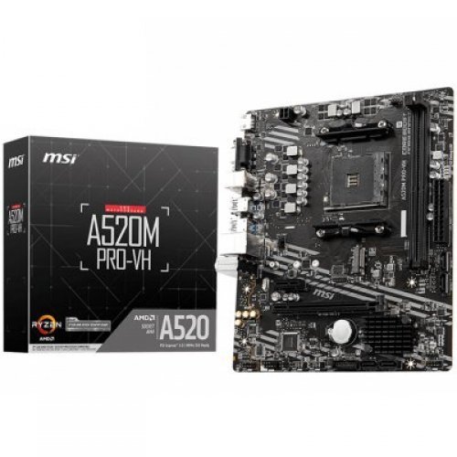 Дънна платка MSI A520M PRO-VH A520M_PRO-VH (снимка 1)